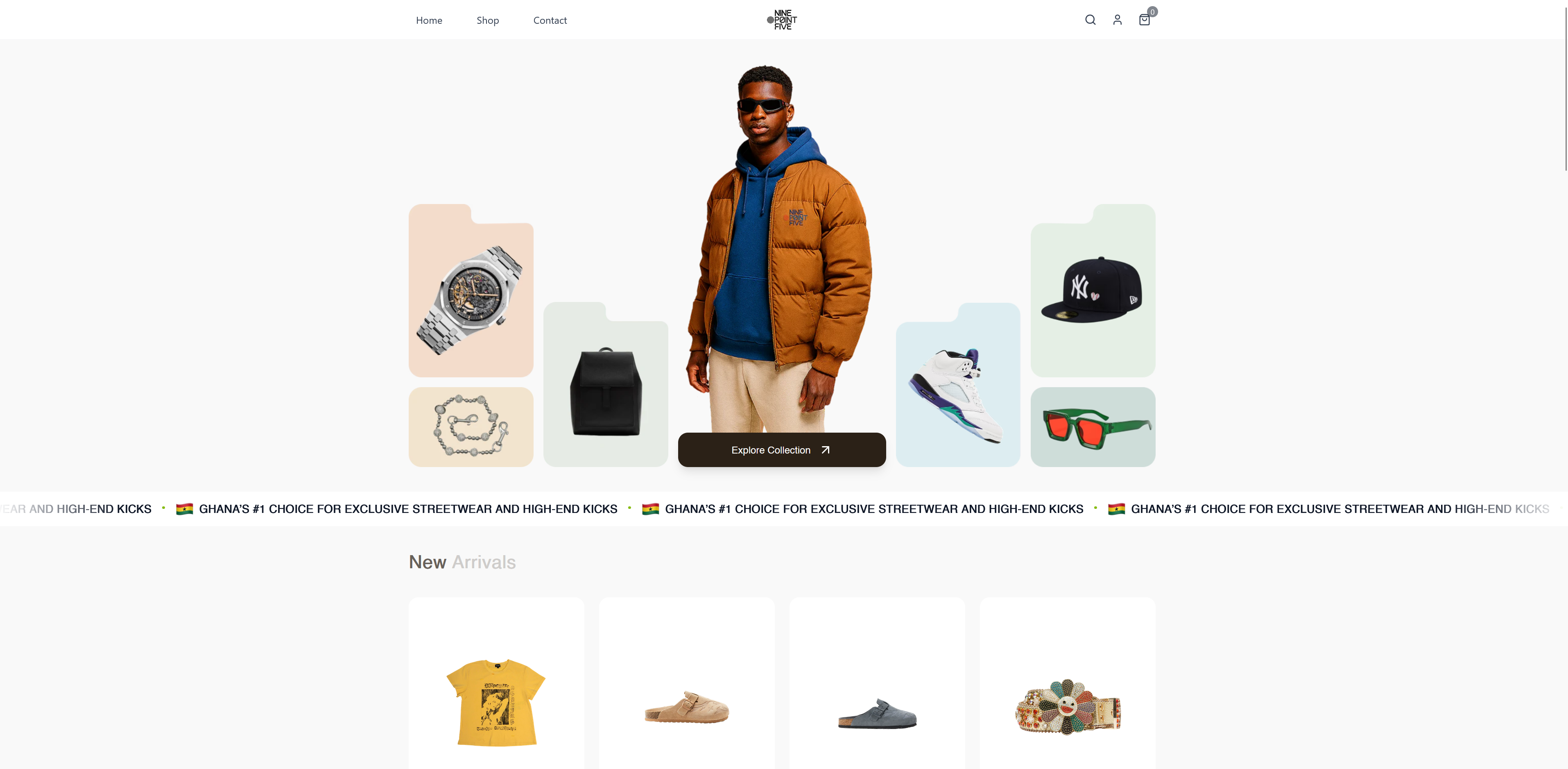 NinePointFive E-commerce Shop